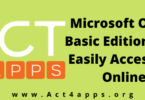 Microsoft Office Basic Edition 2020 Easily Accessible Online