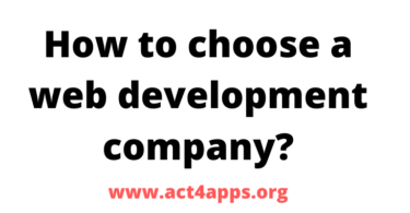 How to choose a web development company