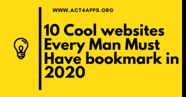 10 Cool websites Every Man Must Have bookmark in 2020