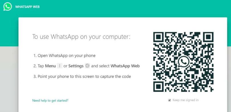 Web.whatsapp.com adresine gidin ve mobil cihaz üzerinden kodu tarayın.